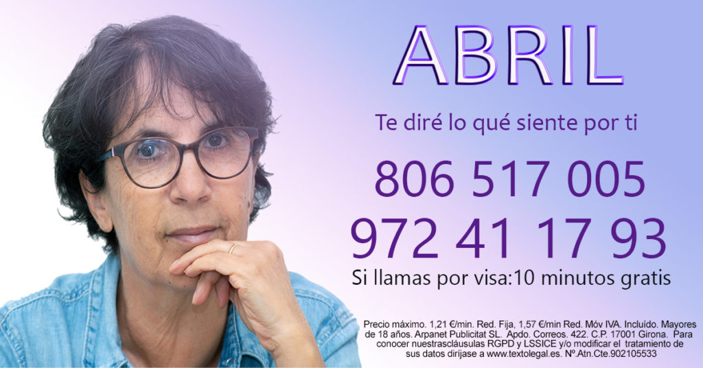 Abril, tarot del AMor